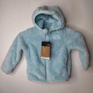 NWT The North Face Todd OSO Suave F/Z Hooded Full Zip Jacket Toddler 2T Blue